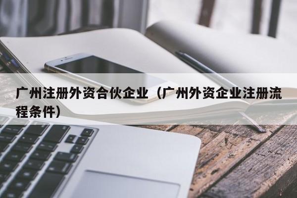 广州注册外资合伙企业（广州外资企业注册流程条件）